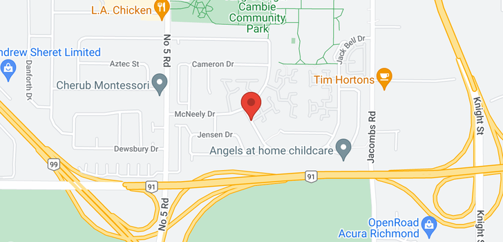 map of 60 12411 JACK BELL DRIVE
